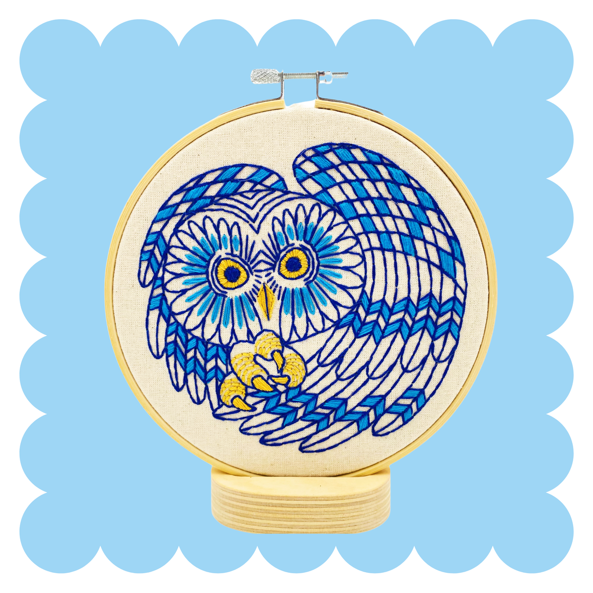 Hook Line & Tinker Canada - Boreal Owl Complete Embroidery Kit