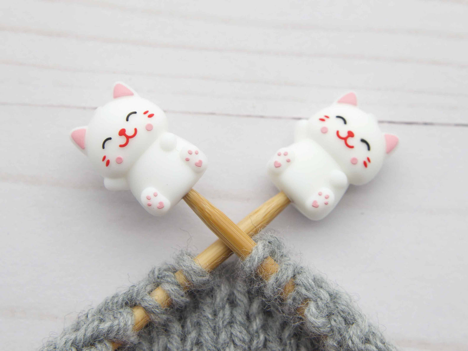 Fox & Pine Stitches - Happy Cat | Stitch Stoppers
