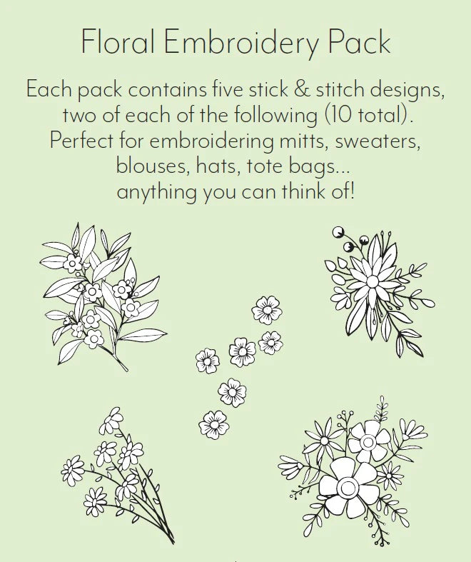 Knitted Bliss Stitching - Stick and Stitch Packs
