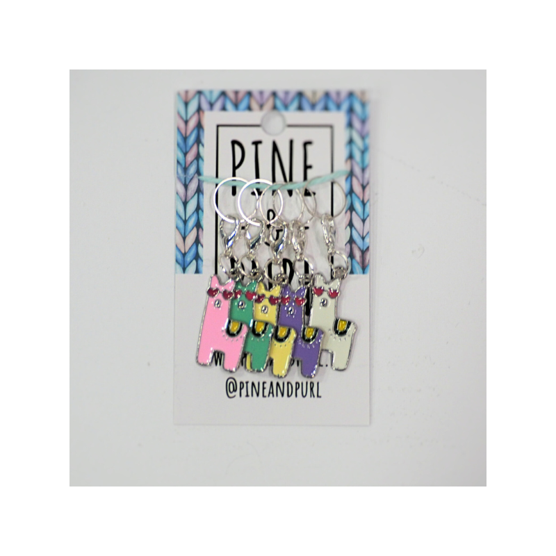 Pine & Purl Stitch Marker Pack of 5